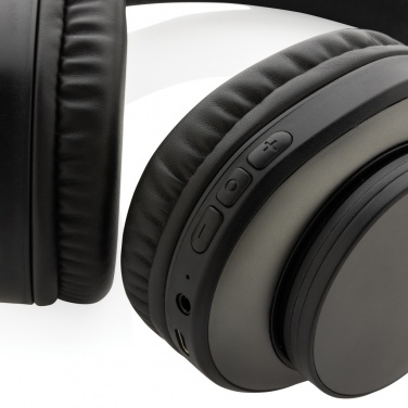 Logo trade corporate gifts picture of: Terra RCS recycled aluminium wireless headphone