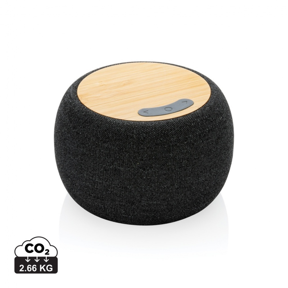 Logotrade promotional giveaway picture of: RCS Rplastic/PET and bamboo 5W speaker