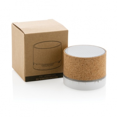 Logotrade promotional products photo of: Cork 3W wireless speaker