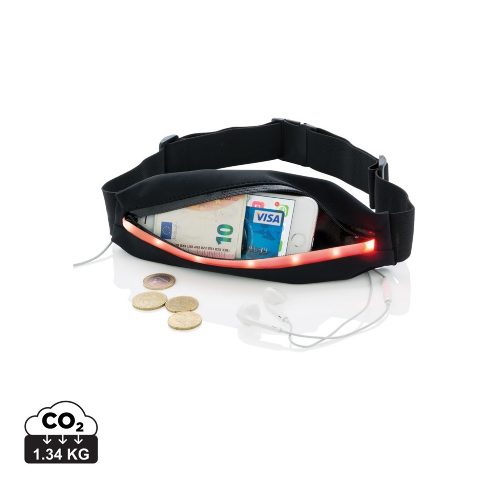 Logo trade promotional items picture of: Running belt with LED