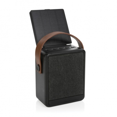 Logotrade promotional item picture of: Skywave RCS recycled plastic solar speaker 12W