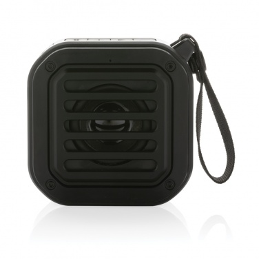 Logo trade promotional merchandise image of: 3W RCS recycled plastic wireless sunwave solar speaker