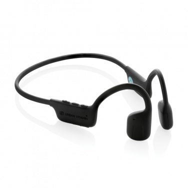 Logo trade promotional product photo of: Urban Vitamin Glendale RCS rplastic air conductive headphone