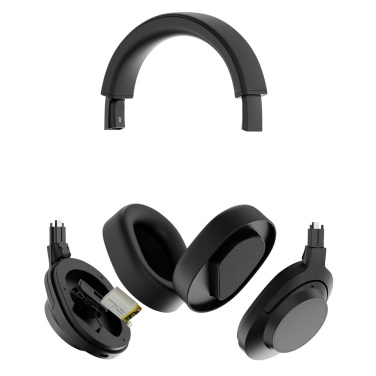 Logo trade advertising products image of: Irvine RCS recycled and repairable ANC wireless headphone