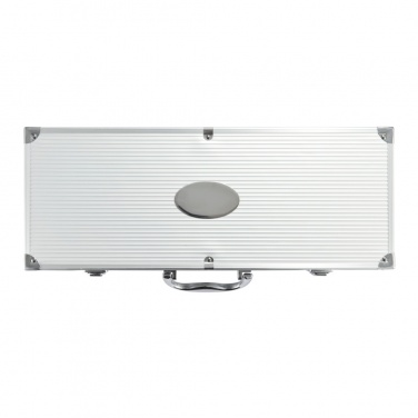 Logotrade promotional item image of: 12 pcs barbecue set in aluminium box