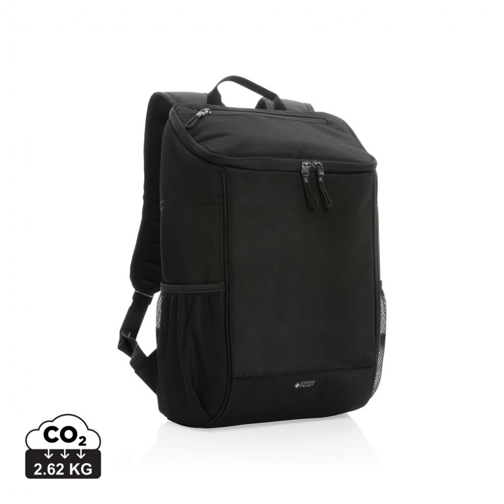 Logo trade corporate gifts image of: Swiss Peak AWARE™ 1200D deluxe cooler backpack