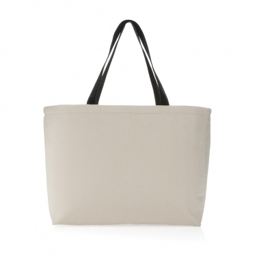 Logo trade promotional merchandise image of: Impact Aware™ 285 gsm rcanvas large cooler tote undyed