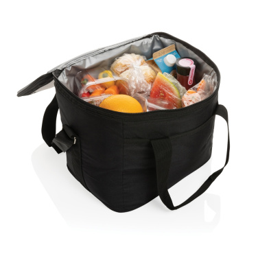 Logotrade promotional merchandise photo of: Pedro AWARE™ RPET deluxe cooler bag with 5W solar panel