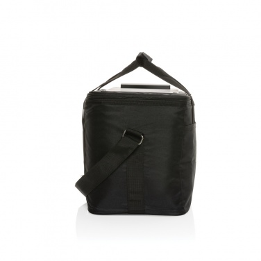 Logo trade advertising products picture of: Pedro AWARE™ RPET deluxe cooler bag with 5W solar panel