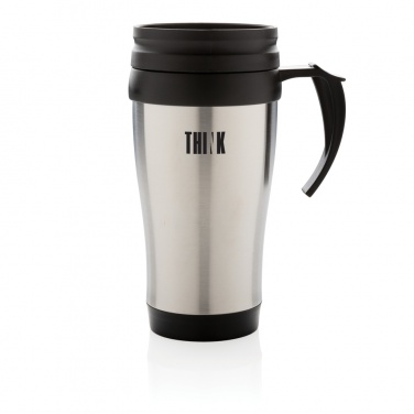 Logo trade promotional products image of: Stainless steel mug