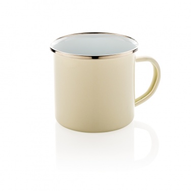 Logo trade corporate gifts image of: Vintage enamel mug