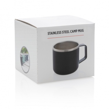Logo trade promotional gifts image of: Stainless steel camp mug
