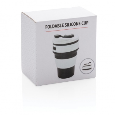 Logo trade promotional items image of: Foldable silicone cup