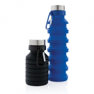 Logotrade advertising products photo of: Leakproof collapsible silicone bottle with lid