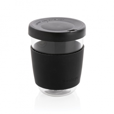Logotrade promotional merchandise photo of: Ukiyo borosilicate glass with silicone lid and sleeve