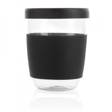 Logo trade promotional items picture of: Ukiyo borosilicate glass with silicone lid and sleeve
