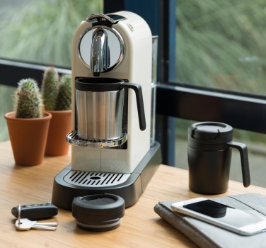 Logo trade promotional giveaways image of: Coffee to go mug