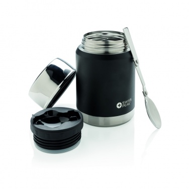 Logo trade promotional merchandise image of: Swiss Peak Elite copper vacuum food container