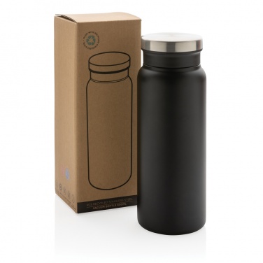 Logotrade promotional products photo of: RCS Recycled stainless steel vacuum bottle 600ML
