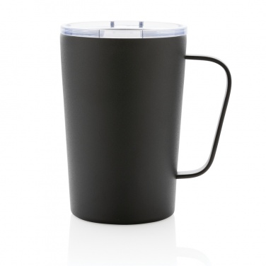 Logotrade business gifts photo of: RCS Recycled stainless steel modern vacuum mug with lid