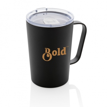 Logo trade advertising product photo of: RCS Recycled stainless steel modern vacuum mug with lid