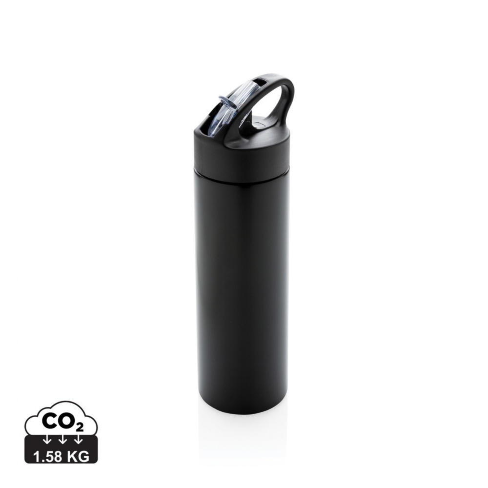 Logo trade business gift photo of: Sport bottle with straw
