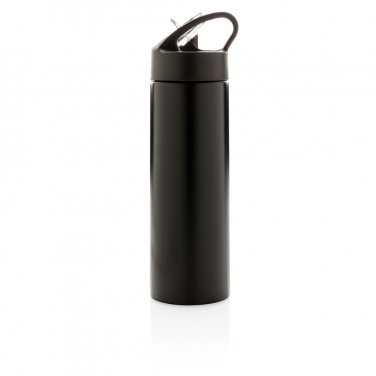 Logo trade promotional merchandise image of: Sport bottle with straw