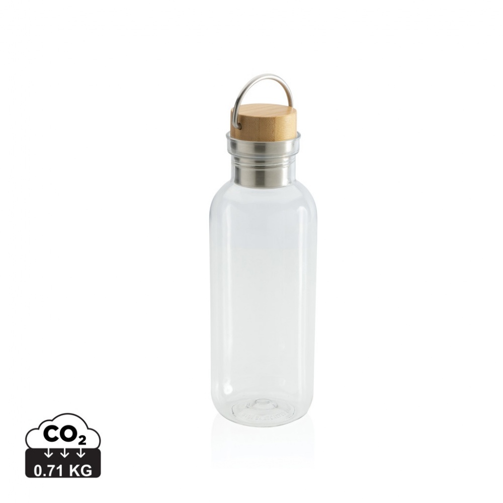 Logotrade advertising product image of: RCS RPET bottle with bamboo lid and handle