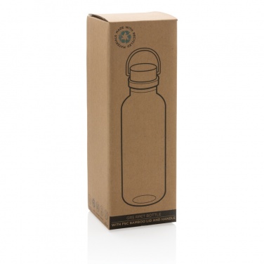 Logotrade promotional giveaways photo of: RCS RPET bottle with bamboo lid and handle