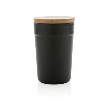 Logotrade promotional product picture of: GRS certified recycled PP mug with bamboo lid