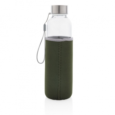 Logo trade corporate gifts picture of: Glass bottle with neoprene sleeve