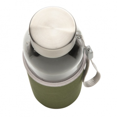 Logo trade promotional gift photo of: Glass bottle with neoprene sleeve