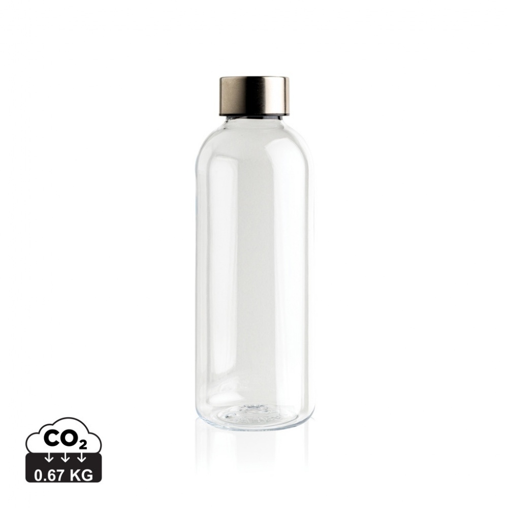 Logo trade promotional merchandise picture of: Leakproof water bottle with metallic lid