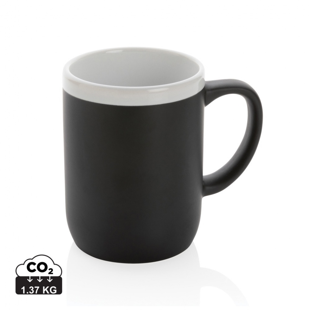 Logotrade business gifts photo of: Ceramic mug with white rim 300ml