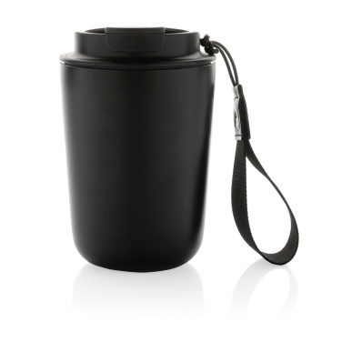 Logotrade promotional merchandise photo of: Cuppa RCS re-steel vacuum tumbler with lanyard