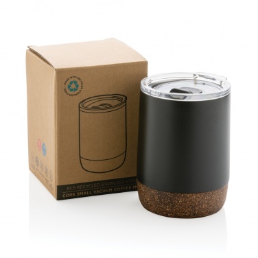Logotrade business gifts photo of: RCS Re-steel cork small vacuum coffee mug