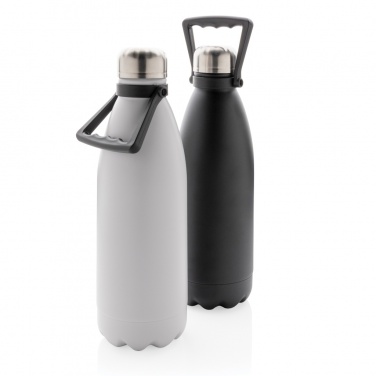 Logo trade promotional merchandise photo of: RCS Recycled stainless steel large vacuum bottle 1.5L
