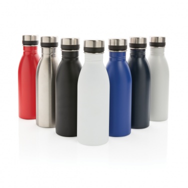 Logo trade advertising products image of: RCS Recycled stainless steel deluxe water bottle