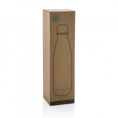 Logo trade promotional giveaway photo of: Eureka RCS certified re-steel single wall water bottle