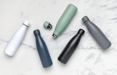 Logo trade promotional giveaway photo of: Solid colour vacuum stainless steel bottle 500 ml