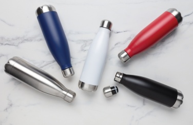 Logo trade promotional giveaways image of: Vacuum insulated stainless steel bottle
