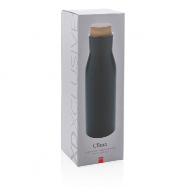 Logotrade promotional giveaways photo of: Clima leakproof vacuum bottle with steel lid