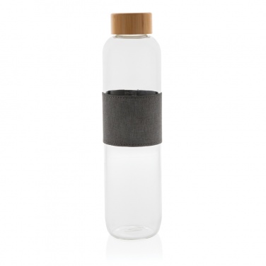 Logo trade promotional products picture of: Impact borosilicate glass bottle with bamboo lid