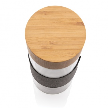 Logo trade promotional gifts picture of: Impact double wall borosilicate glass bottle