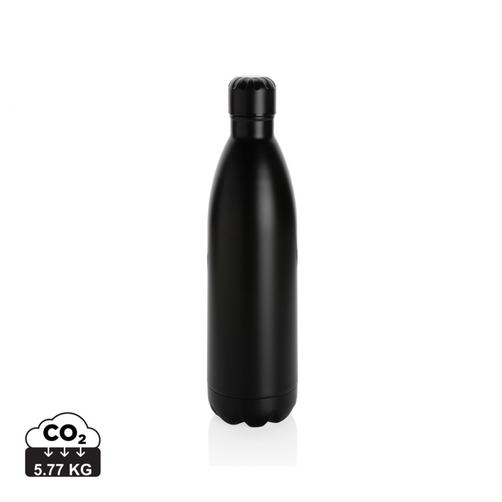 Logotrade promotional item picture of: Solid colour vacuum stainless steel bottle 1L