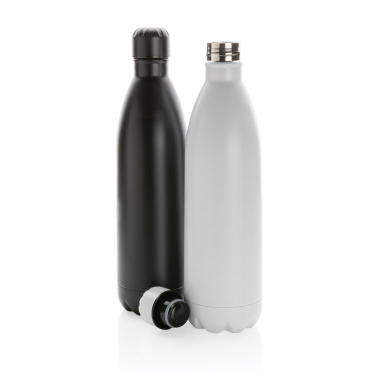 Logo trade advertising product photo of: Solid colour vacuum stainless steel bottle 1L