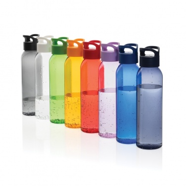 Logo trade promotional merchandise photo of: Oasis RCS recycled pet water bottle 650 ml