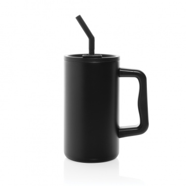 Logo trade promotional giveaways picture of: Cube RCS certified recycled steel mug 800ml