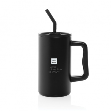 Logo trade promotional items picture of: Cube RCS certified recycled steel mug 800ml