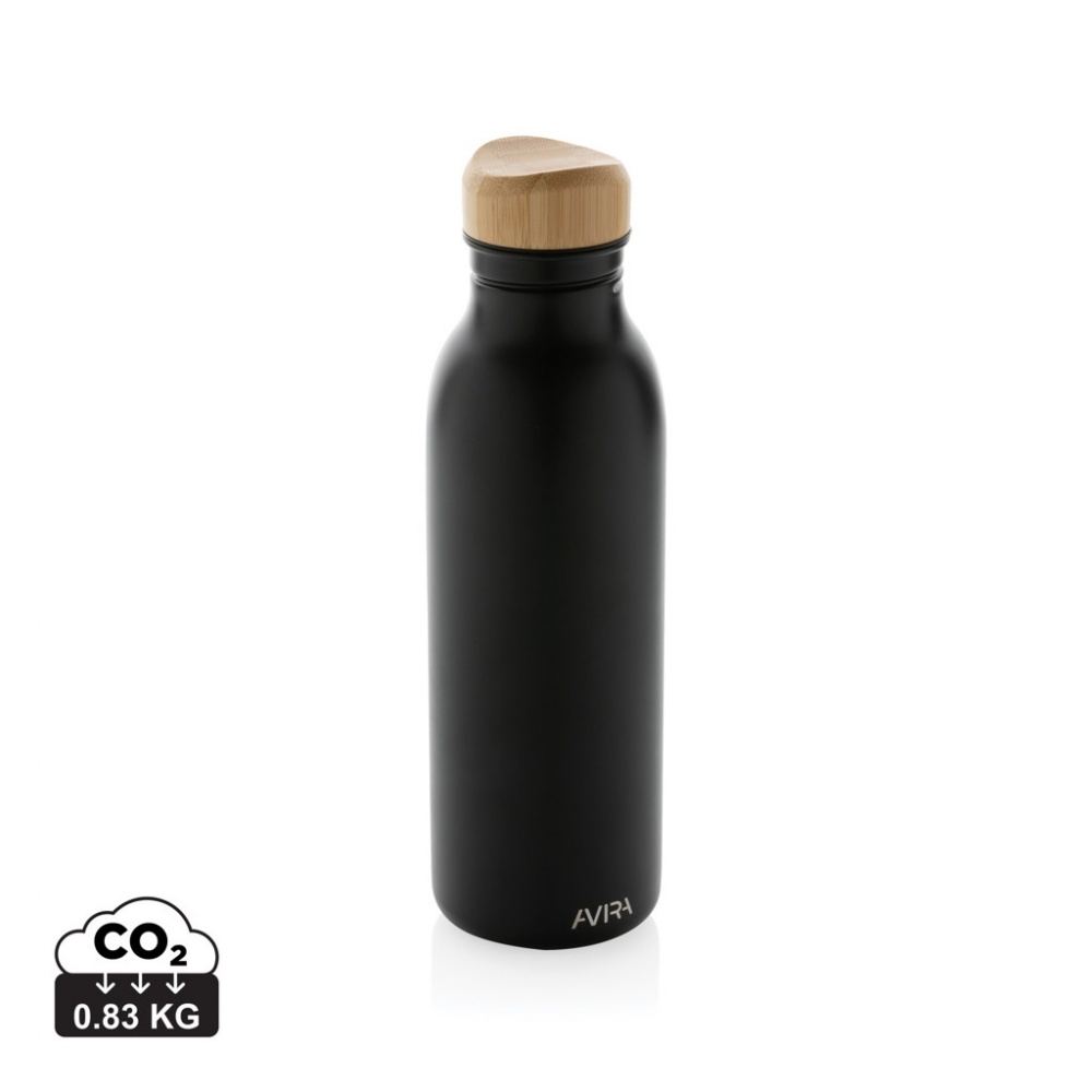 Logotrade promotional giveaways photo of: Avira Alcor RCS Re-steel single wall water bottle 600 ML